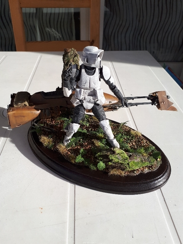 scout trooper + speed bike 1/12 bandai 15161188551223222624