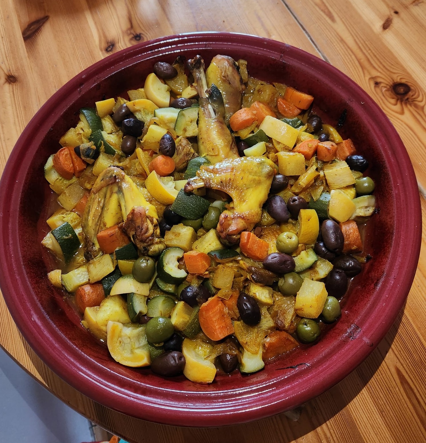 Tajine de poulet au citron