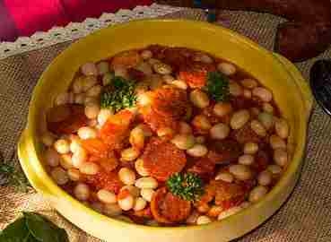 Haricots coco au chorizo