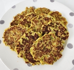 Galettes de chou romanesco