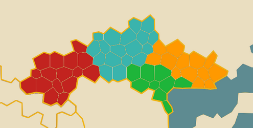 Carte des quatre Ulus du Talaristan