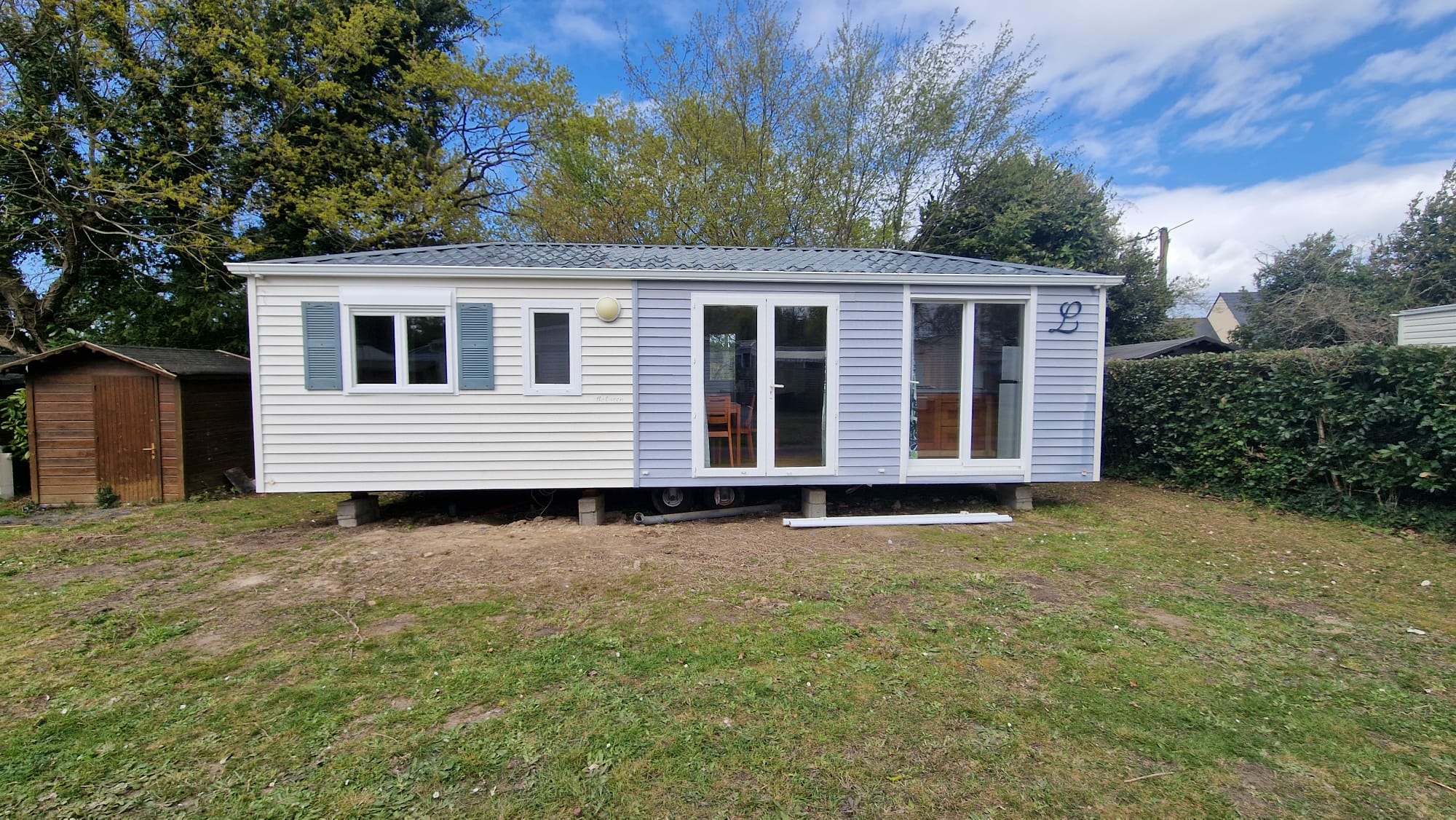 Façade du mobil-home Louisiane MALACCA
