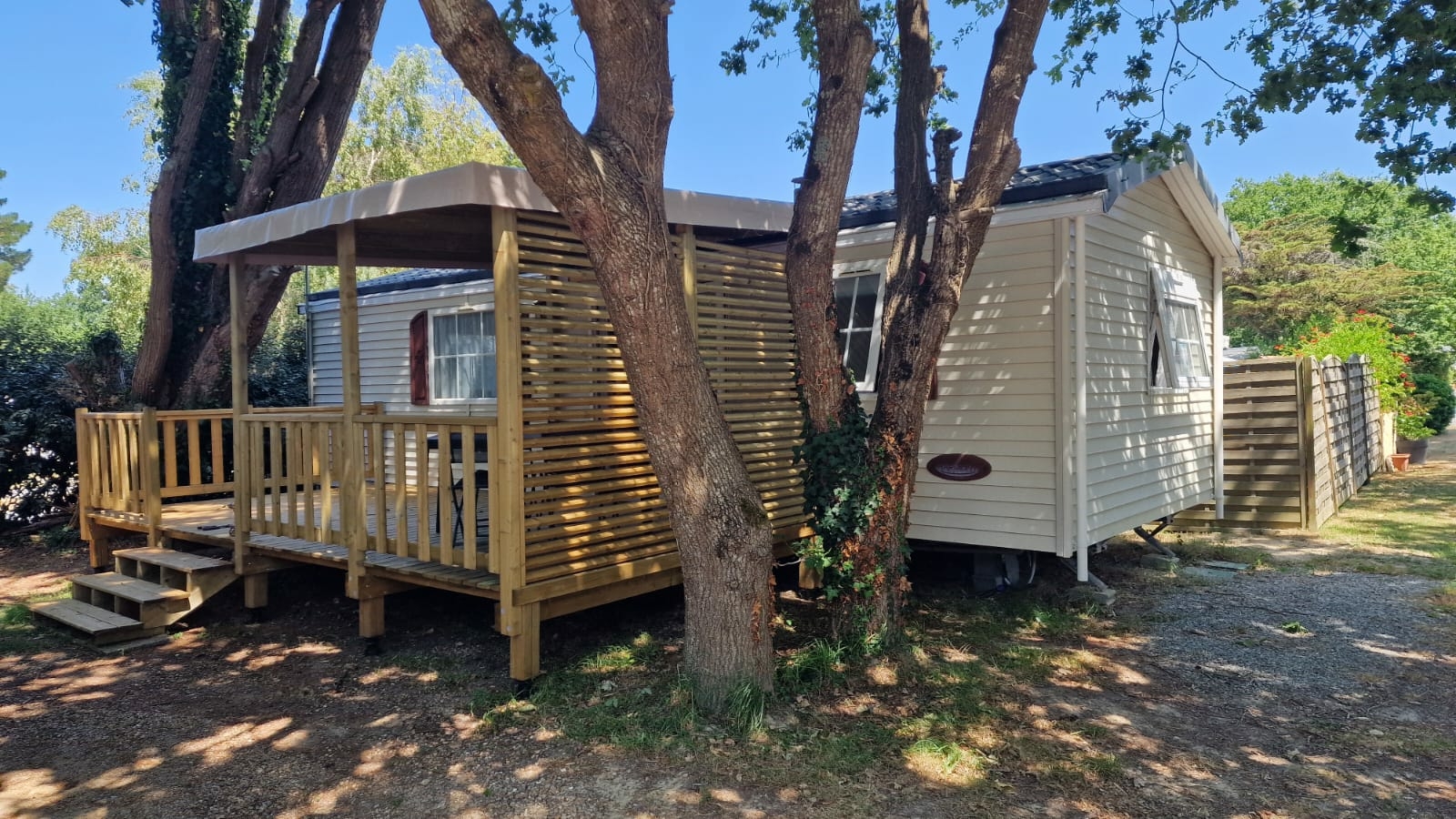Mobil-home Rapid'Home Harmony 94 avec terrasse