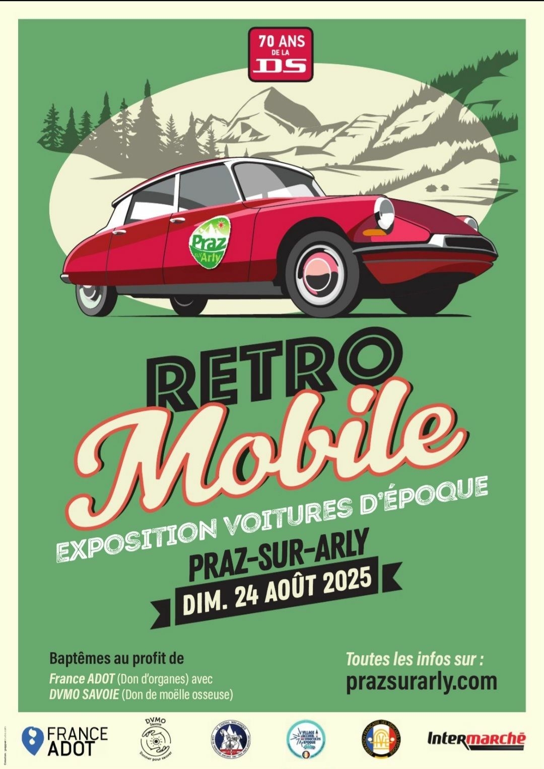 Rétromobile à Praz-sur-Arly.