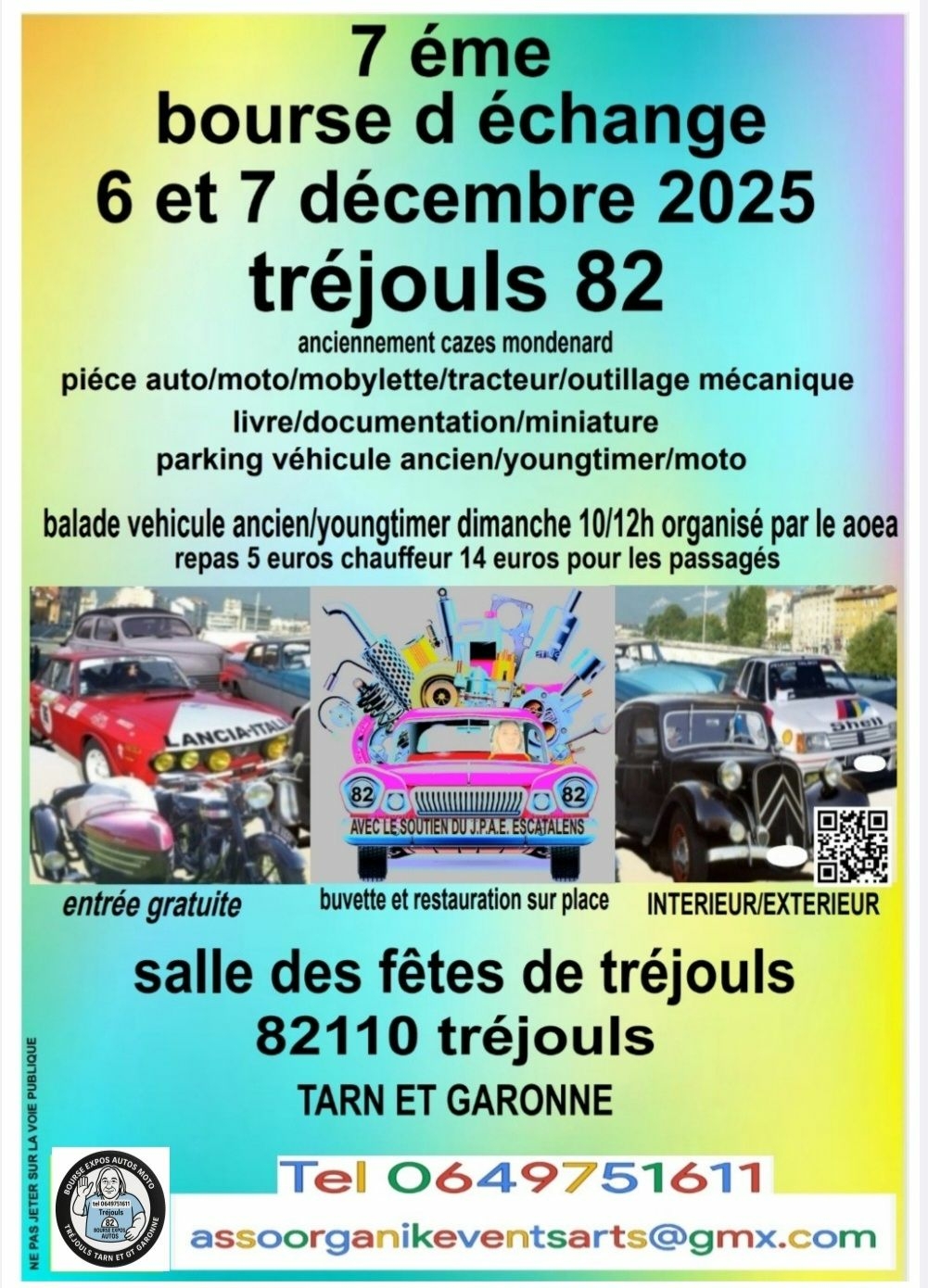 Expo-Bourse Auto Moto Anciennes à Tréjouls