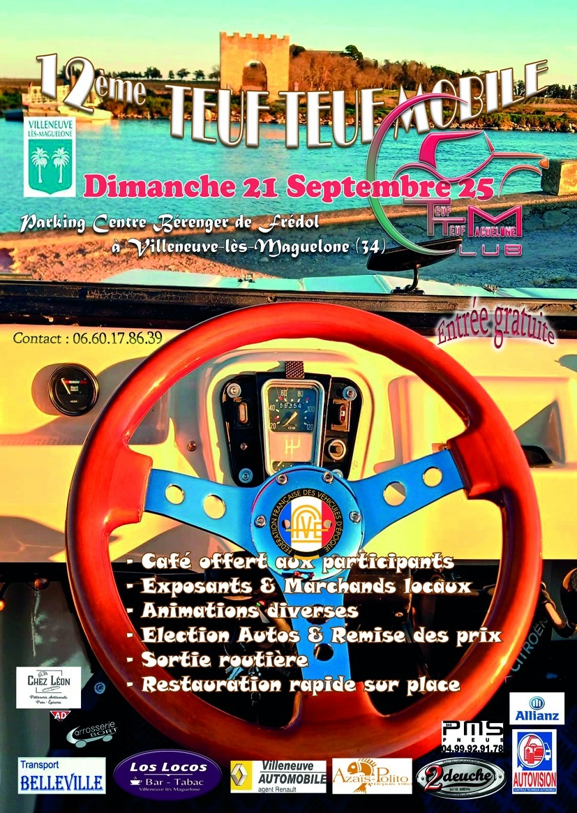 Teuf Teuf Mobile – Véhicules Anciens à Villeneuve-lès-Maguelone.
