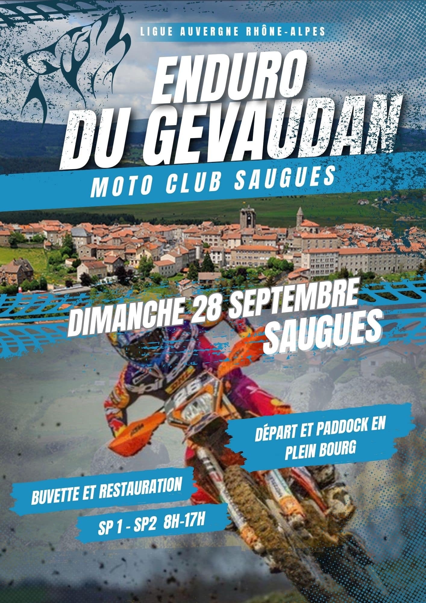Moto TT – Enduro à Saugues.