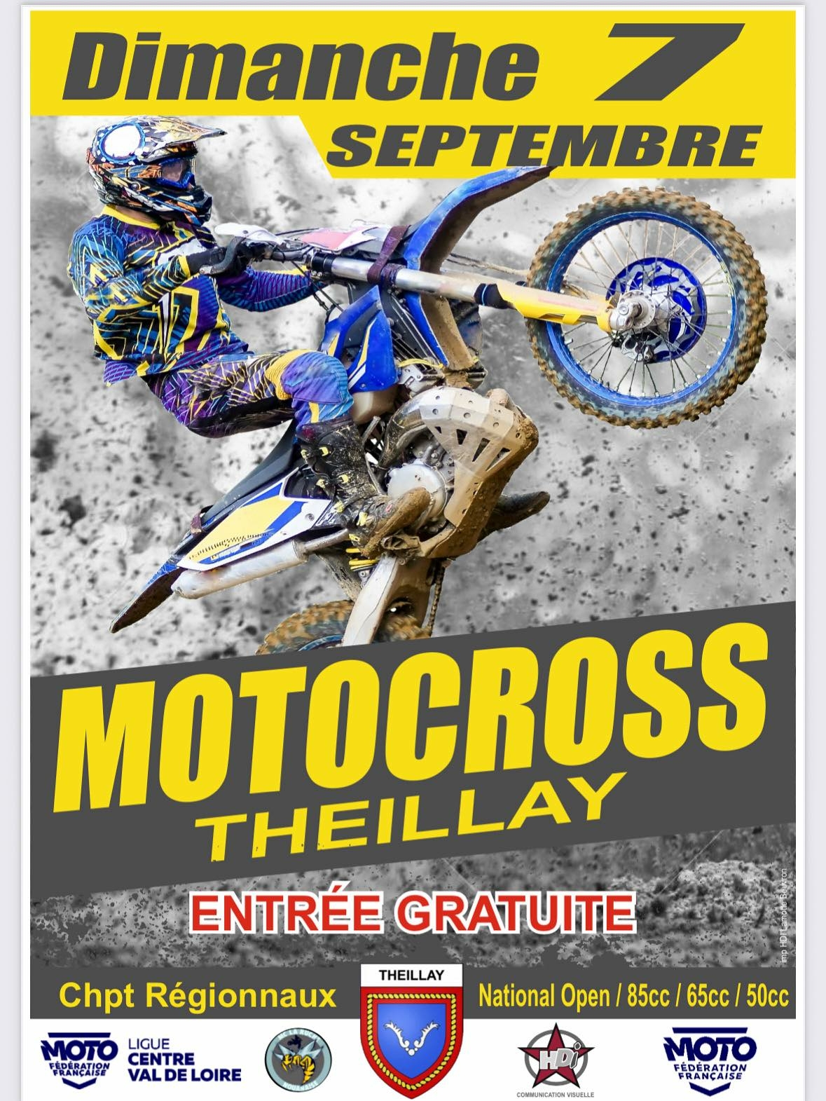 Motocross à Theillay.