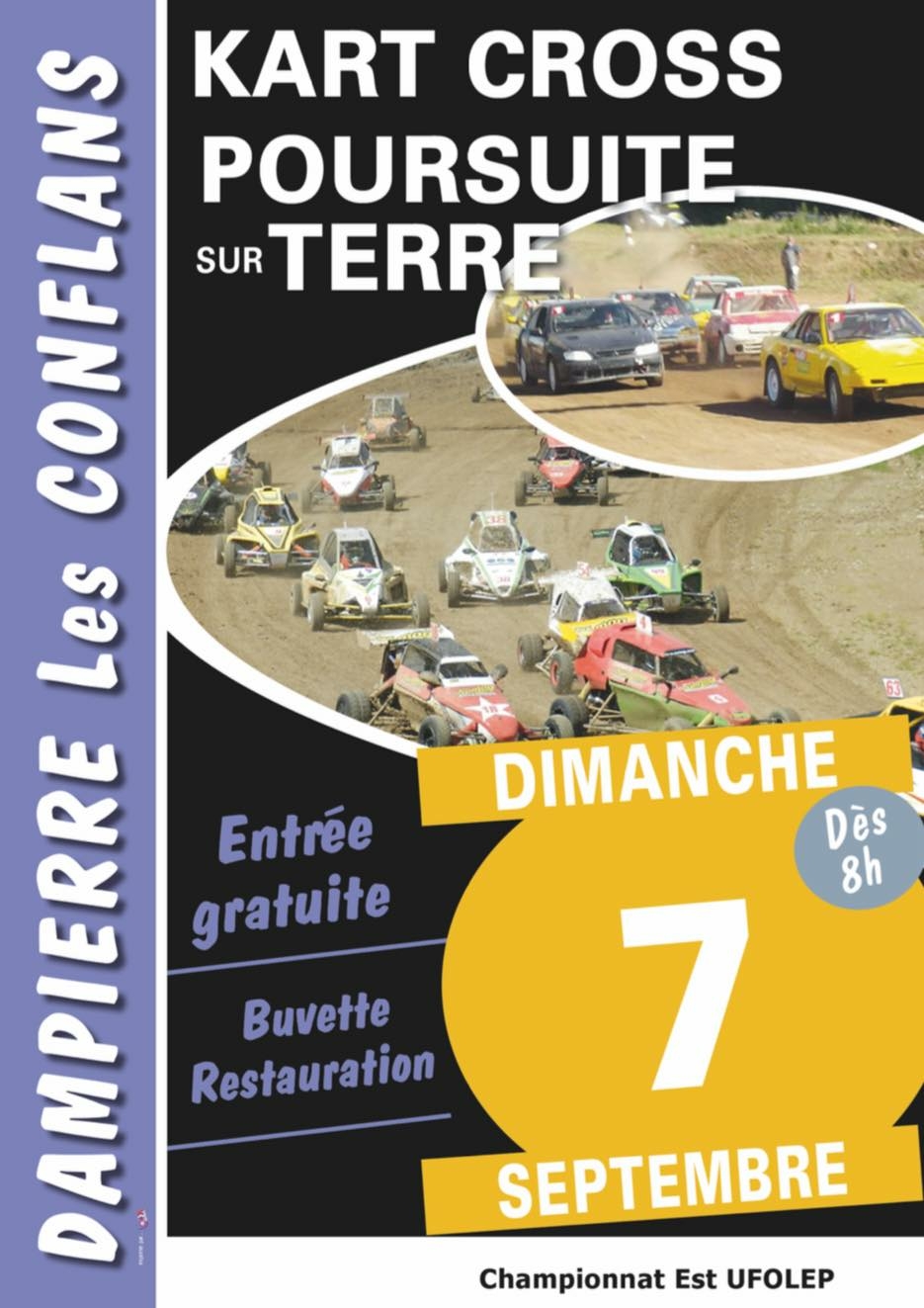 Kart-Cross et Poursuite sur Terre à Dampierre-lès-Conflans.