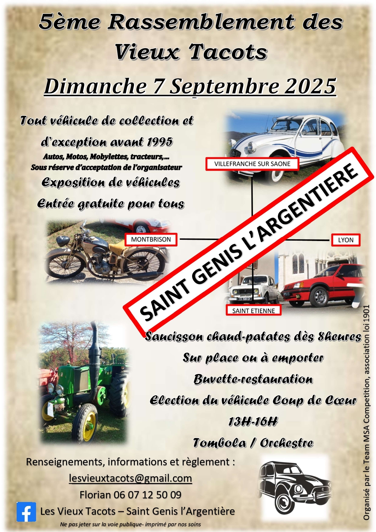 Véhicules Anciens à Saint Genis l’Argentière.