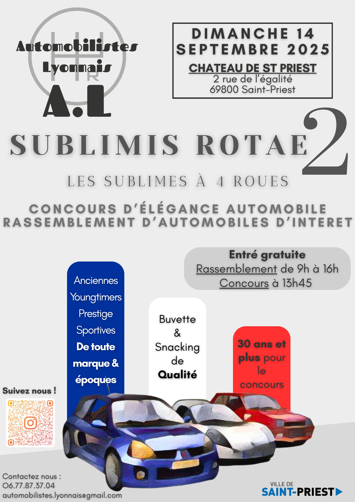 Rassemblement Véhicules Anciens à Saint-Priest.