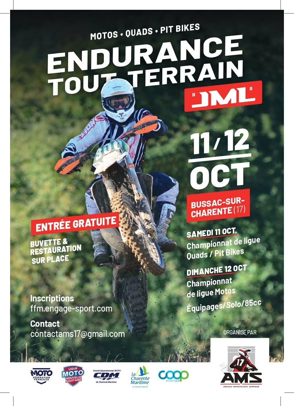 Moto – Endurance TT à Saintes.