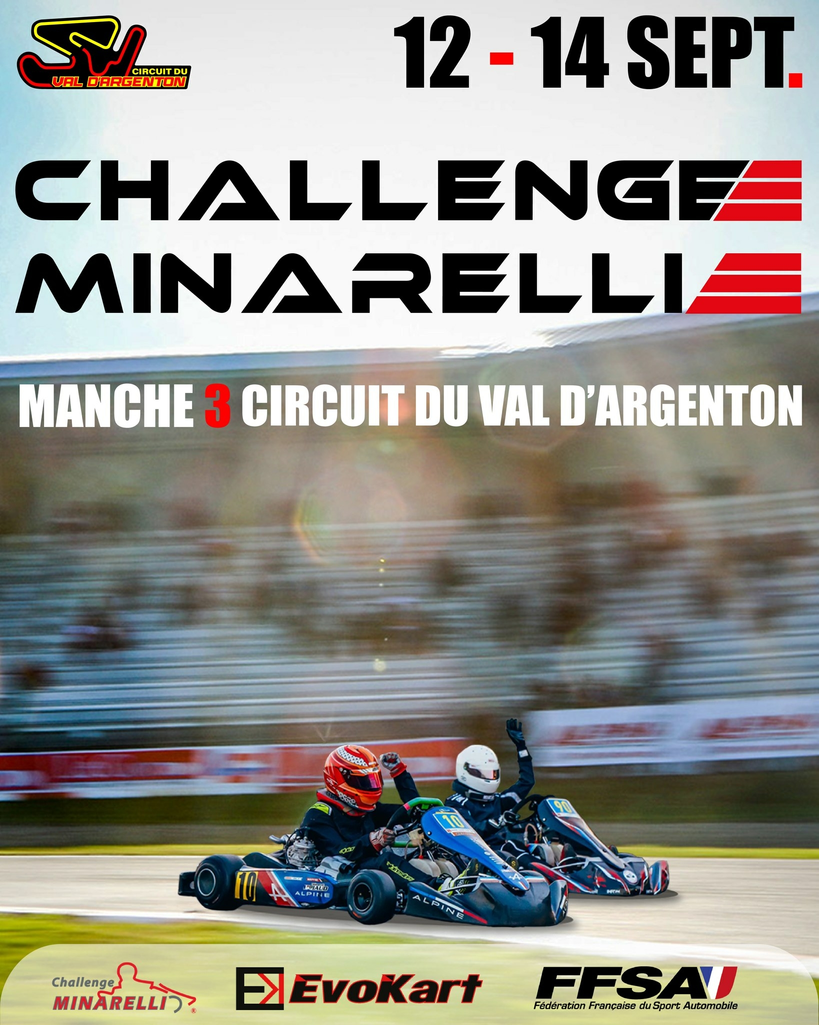 Karting – Challenge Minarelli au Val d’Argenton.