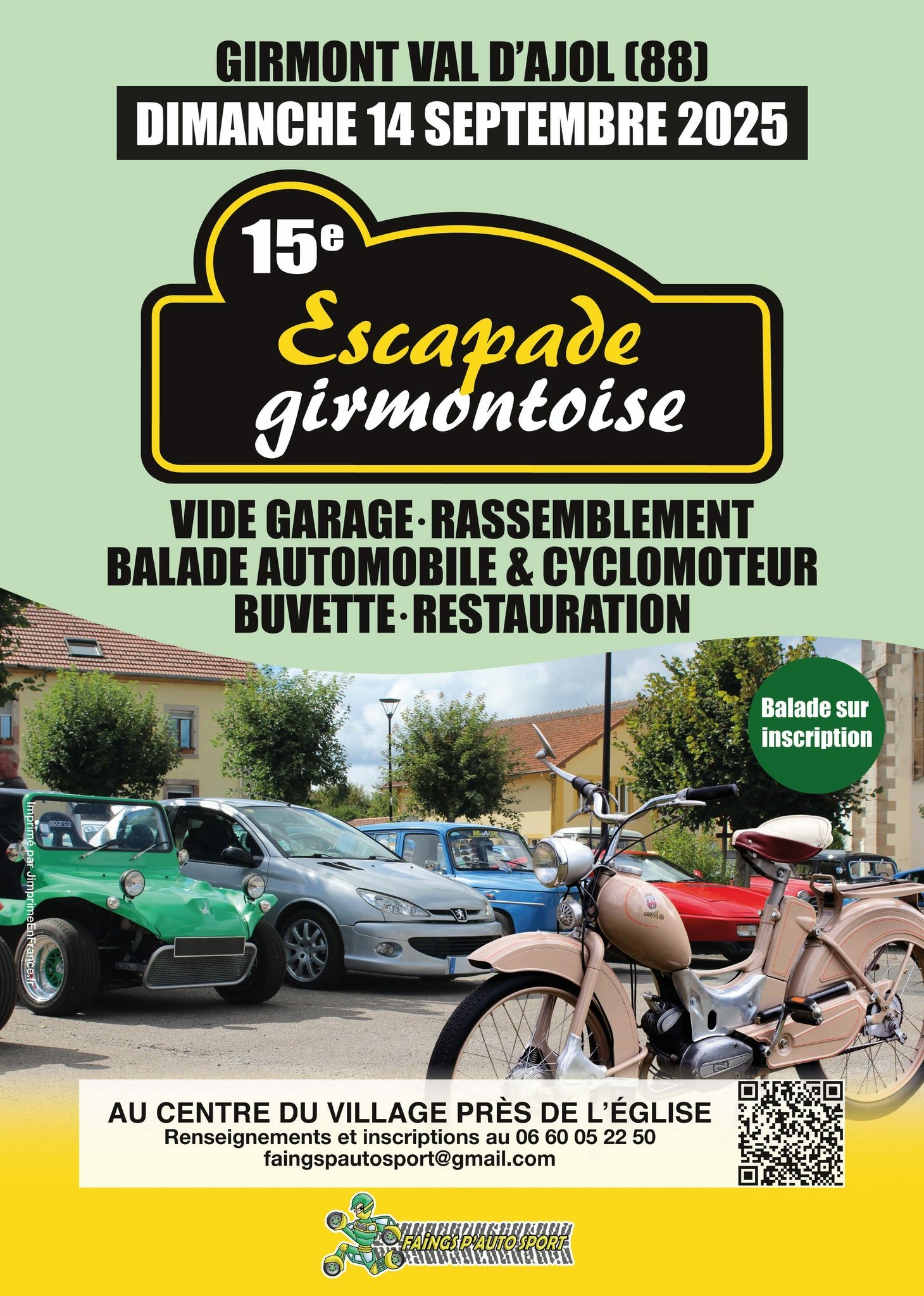 Expo-Bourse de Véhicules Anciens à Girmont-Val-d’Ajol.