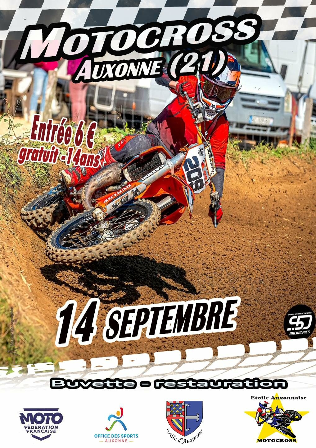 Motocross à Auxonne.