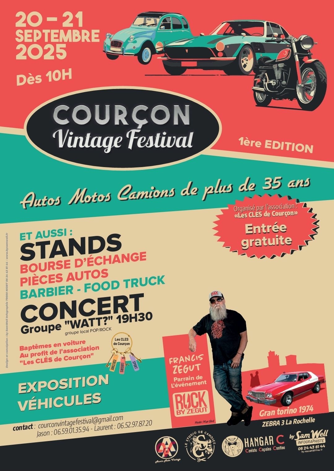 Courçon Vintage Festival – Véhicules Anciens.