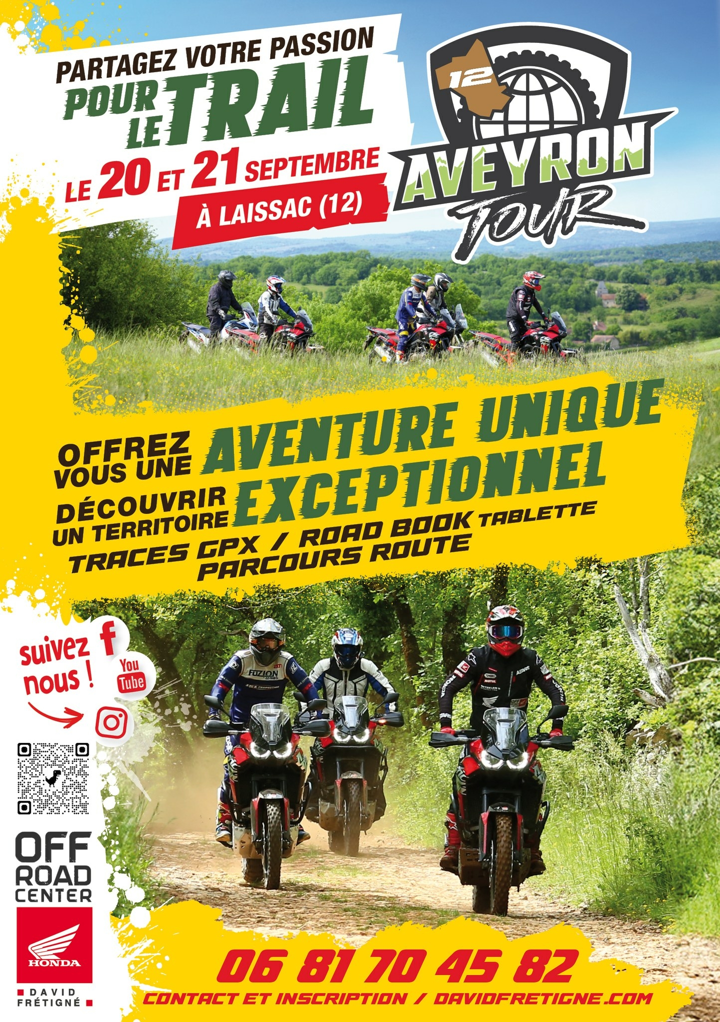 Moto Off Road à Laissac.