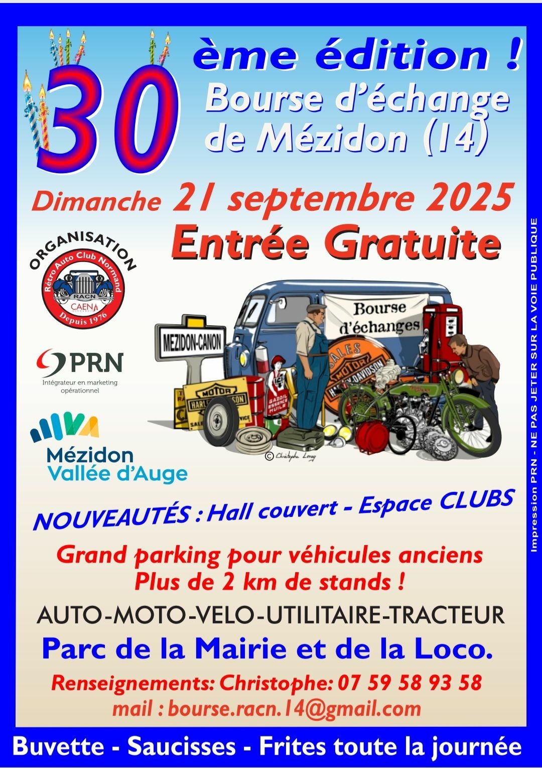 Bourse de Véhicules Anciens à Mézidon-Canon.