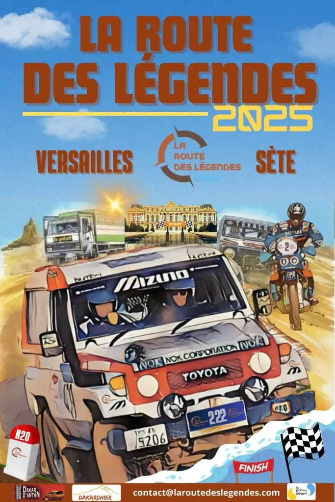 La Route des Légendes au départ de Versailles.