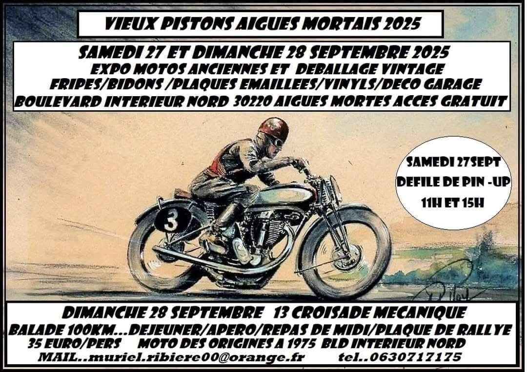 Moto – Croisade Mécanique à Aigues-Mortes.