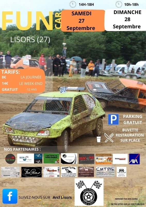 Courses de Fun-Car à Lisors.