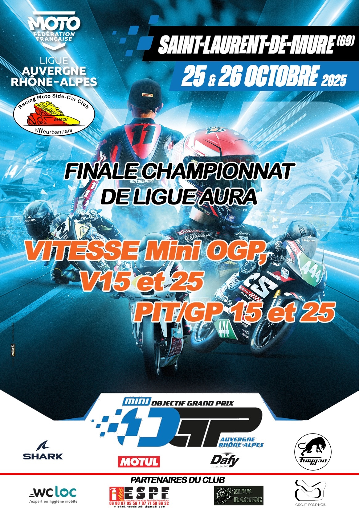 Moto – Mini OGP et 25 Power à St-Laurent de Mure.