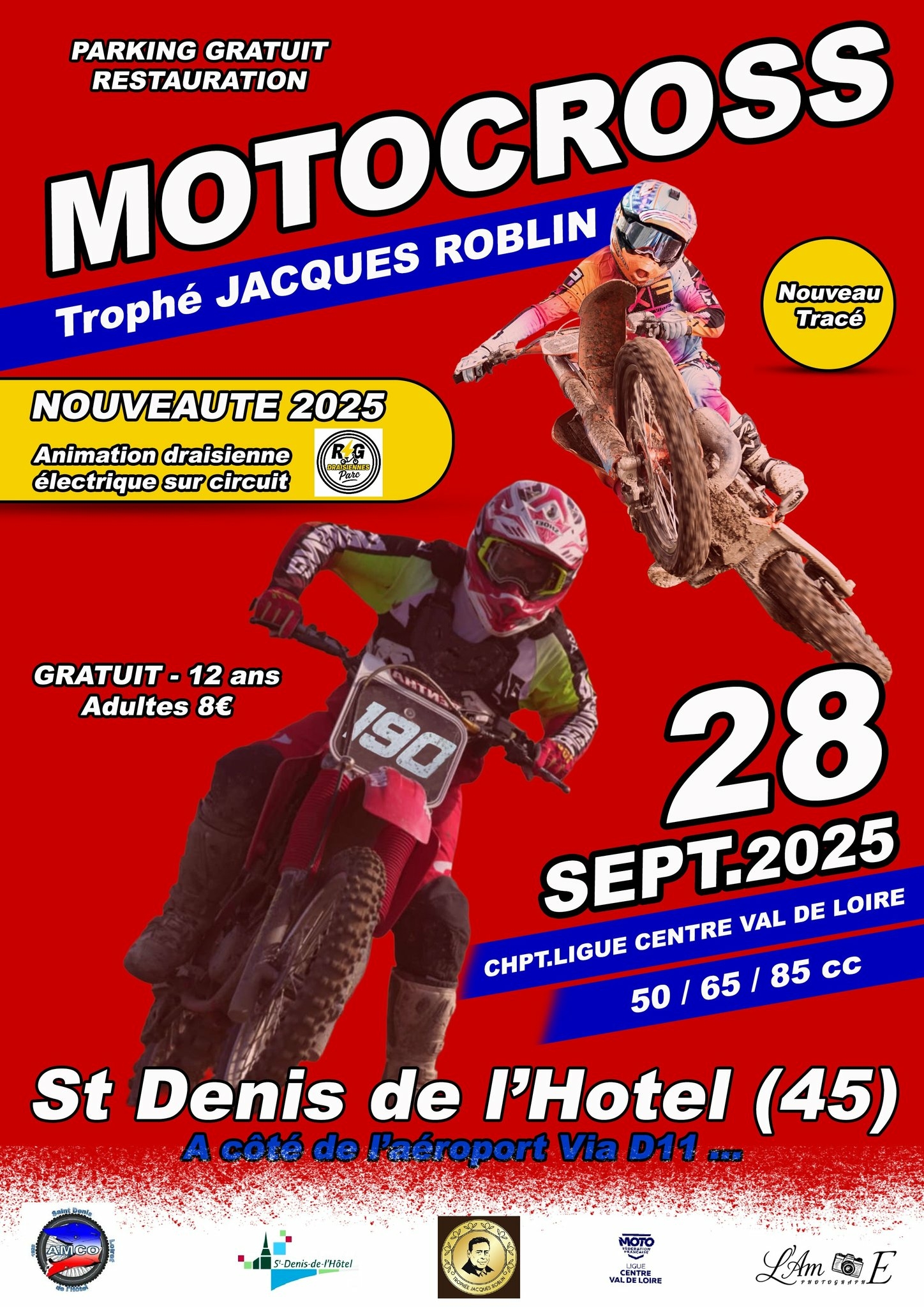 Motocross à Saint-Denis-de-l’Hôtel.