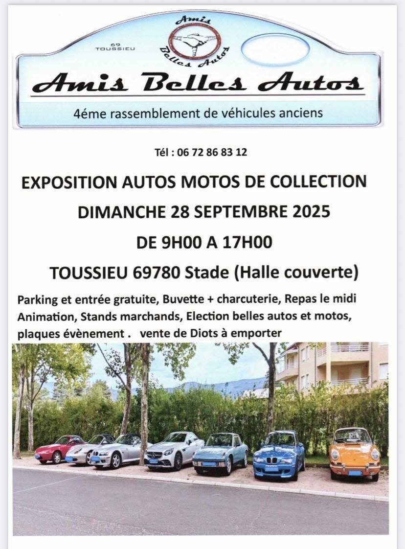 Expo Autos Motos de Collection à Toussieu.