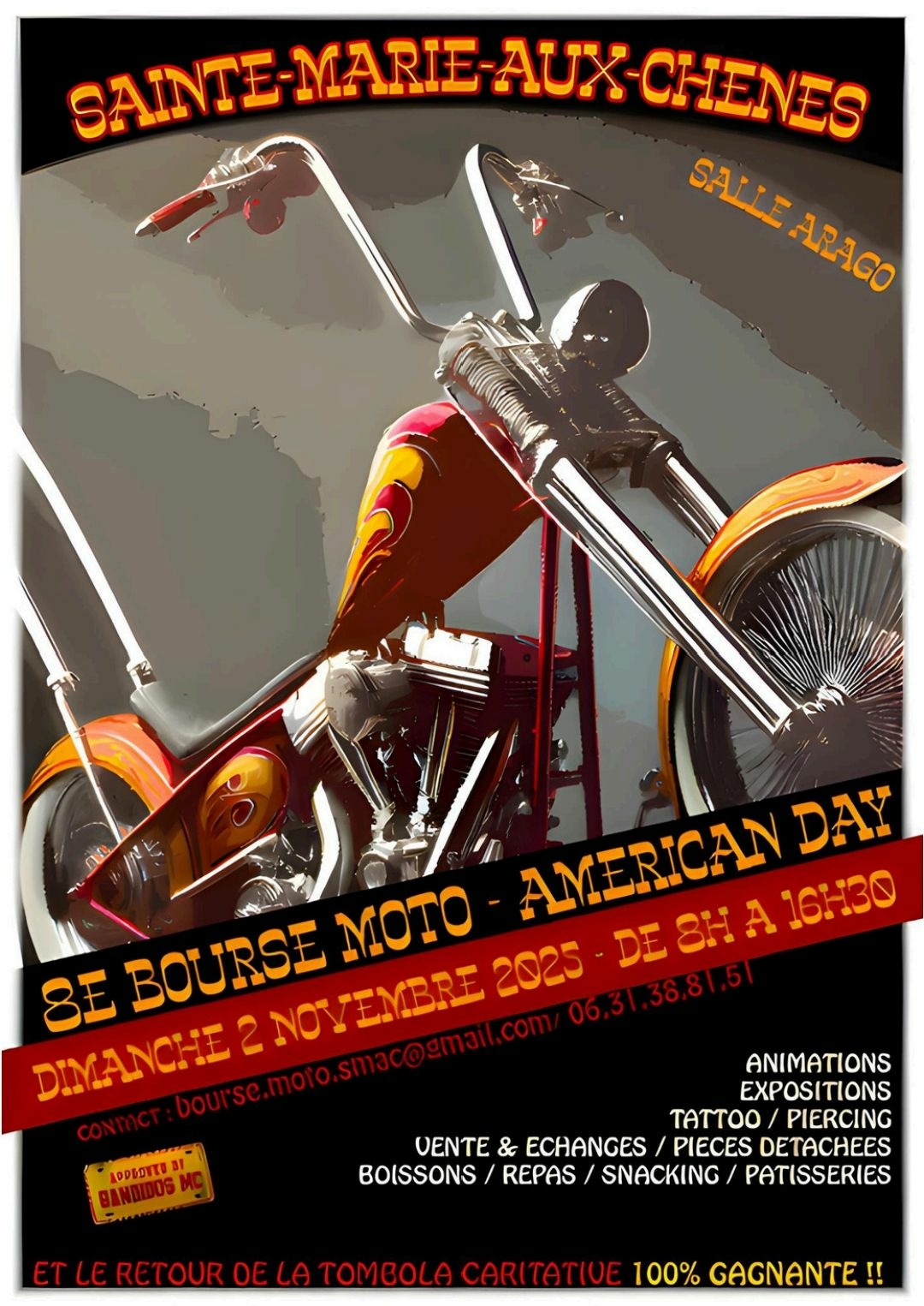 Bourse Moto à Sainte-Marie-aux-Chênes.