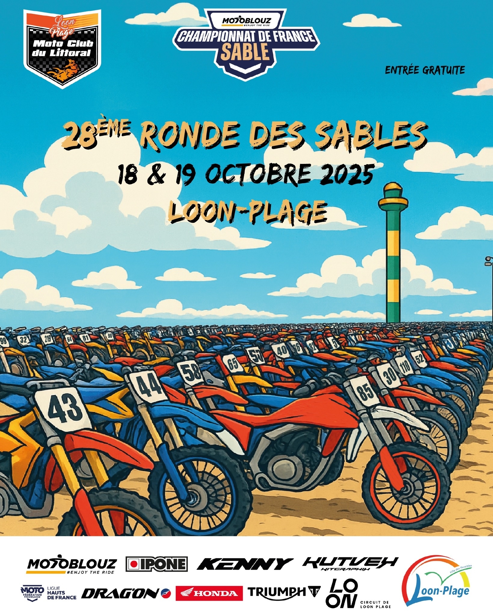 Moto TT – Ronde des Sables à Loon-Plage – CFS