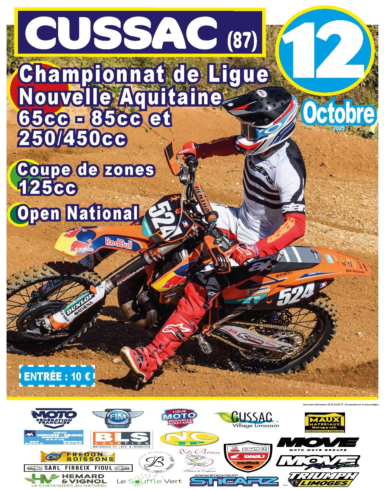 Motocross à Cussac