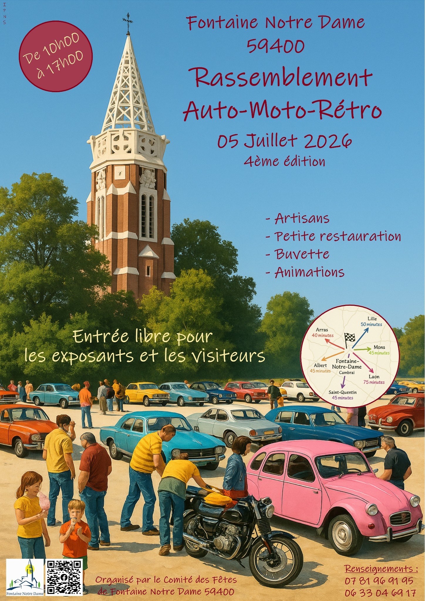 Rassemblement Auto Moto à Fontaine-Notre-Dame