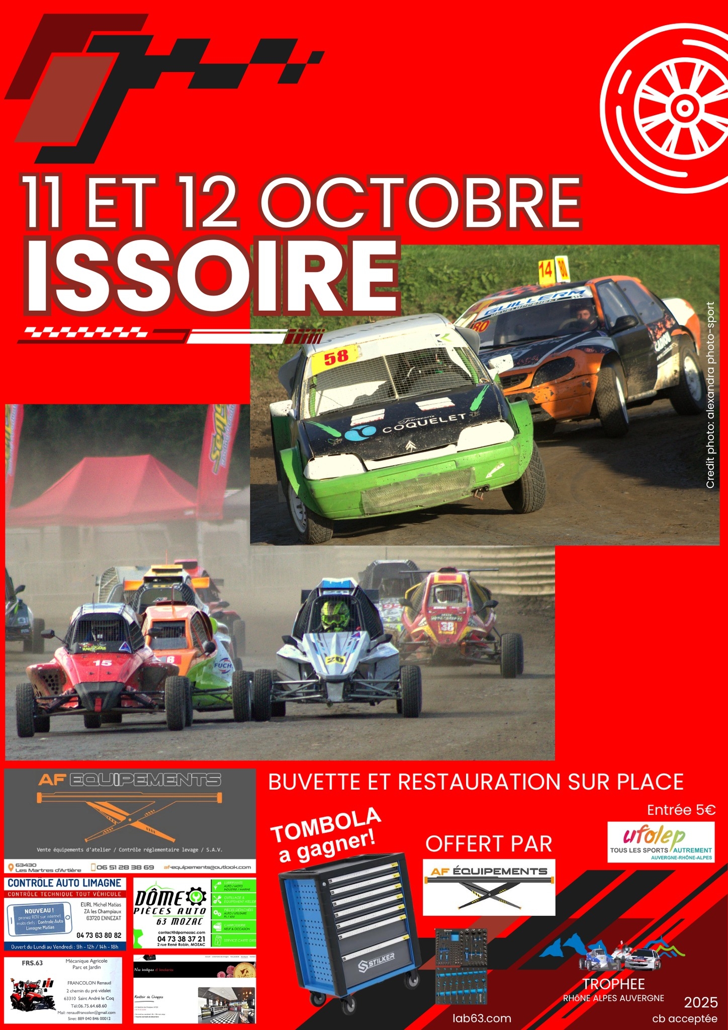 Kart-Cross et Poursuite sur Terre à Issoire.
