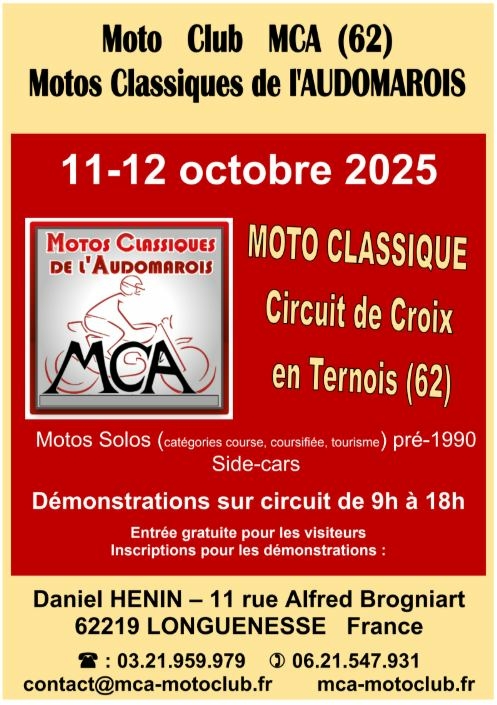 Motos Classiques à Croix-en-Ternois.