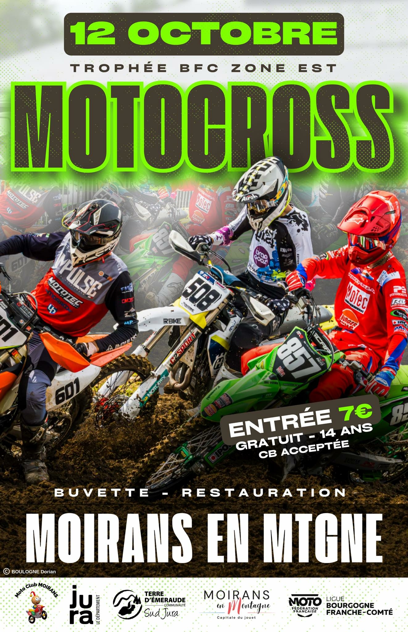Motocross à Moirans-en-Montagne.