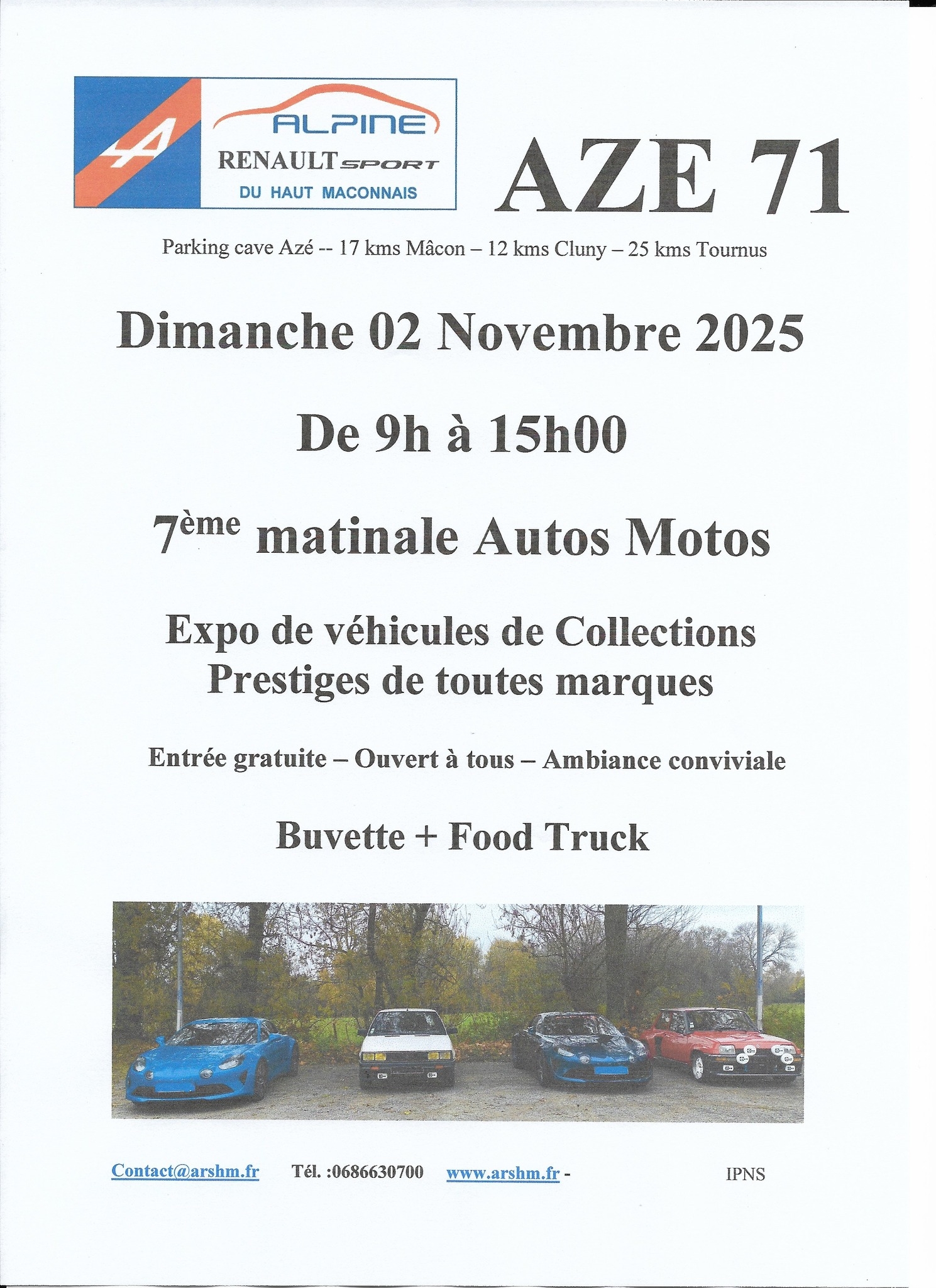 Exposition Autos Motos à Azé.