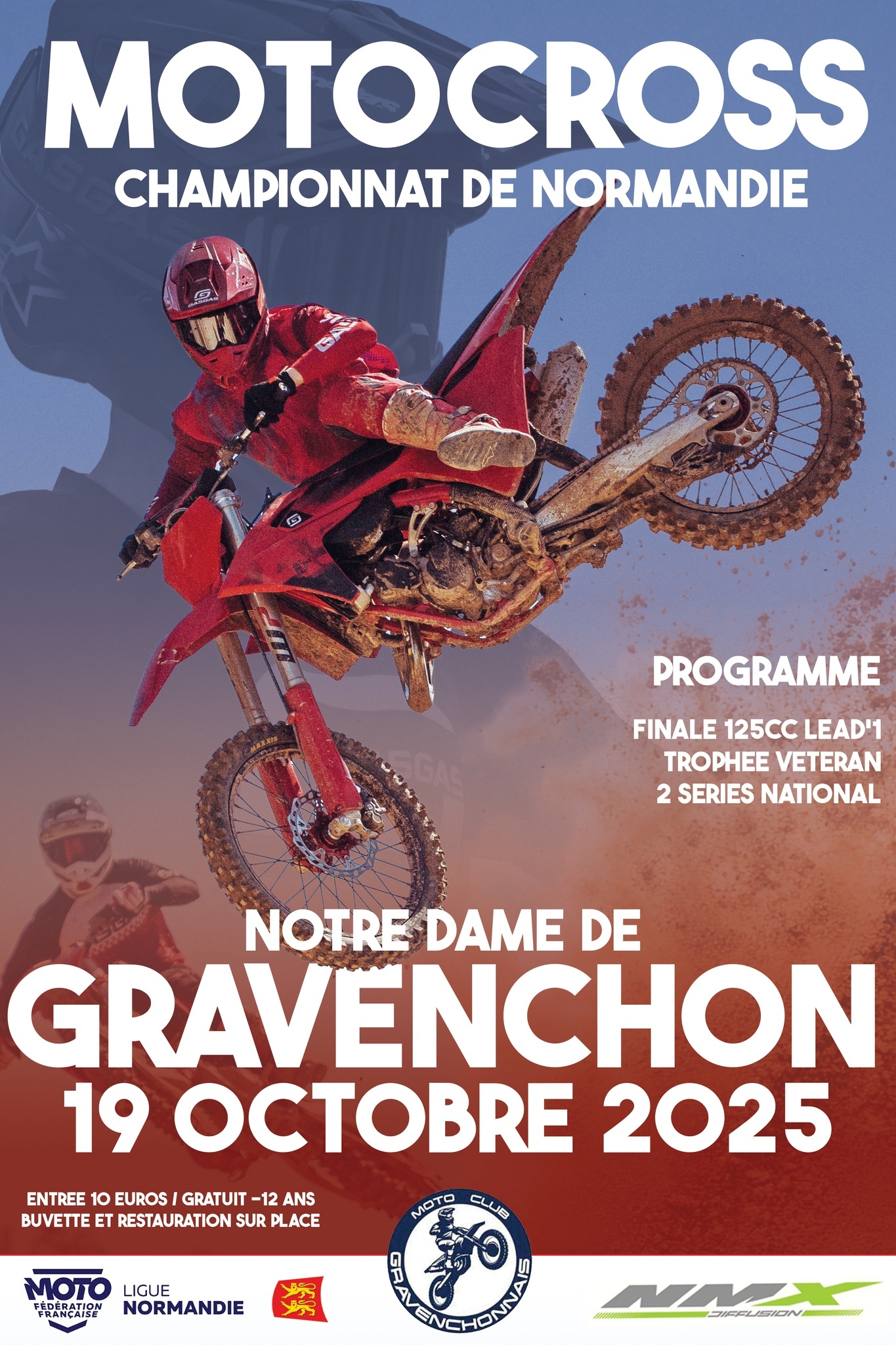 Motocross à Notre-Dame-de-Gravenchon.