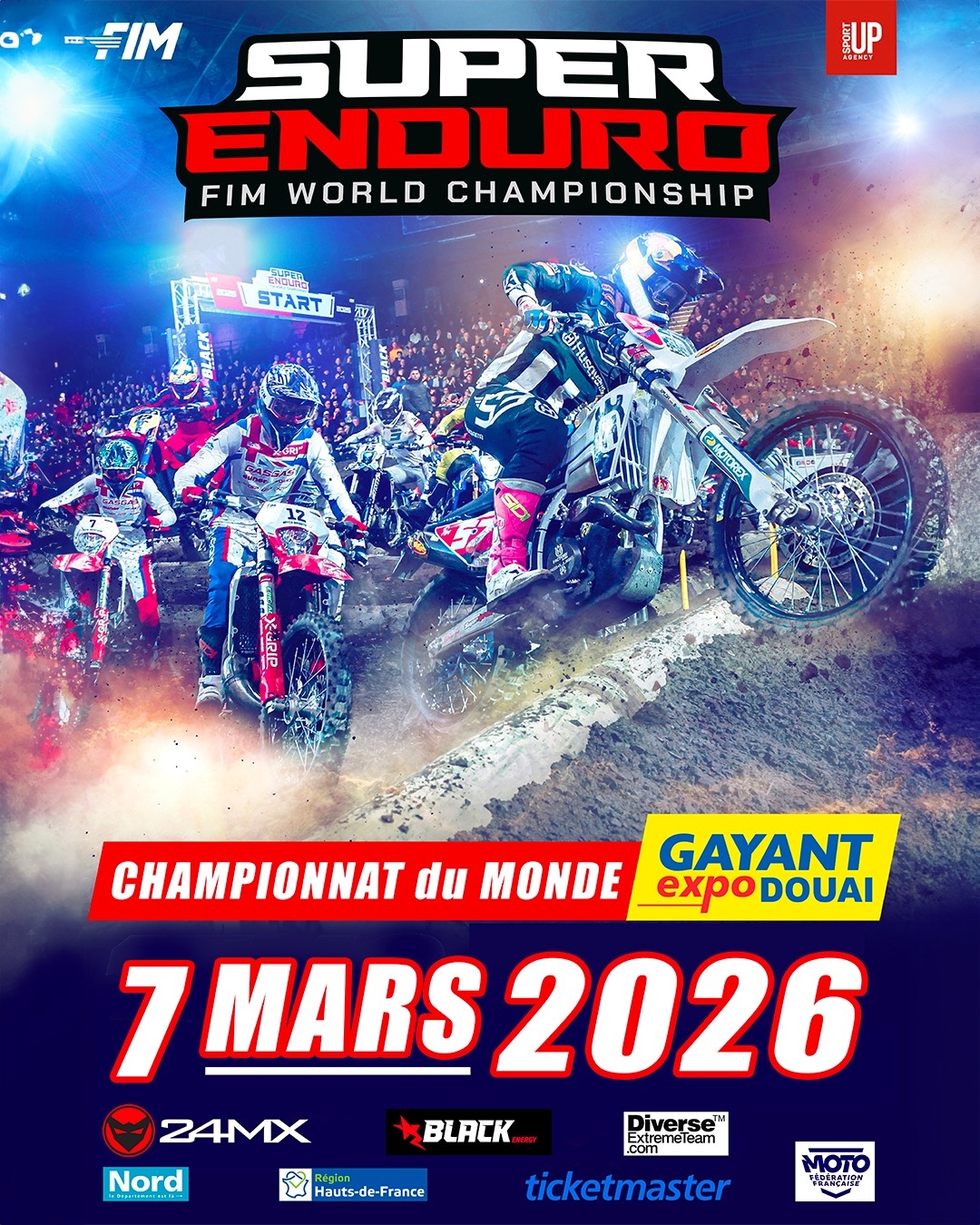 Moto – Championnat du Monde de Super Enduro à Douai