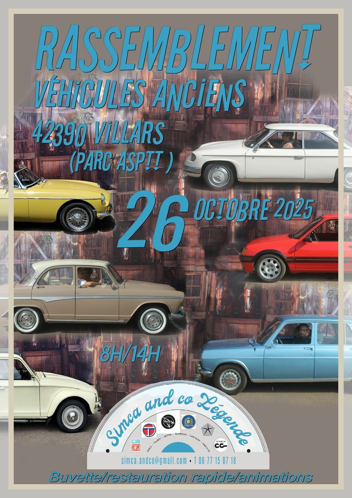 Simca and Co Legende à Villars.