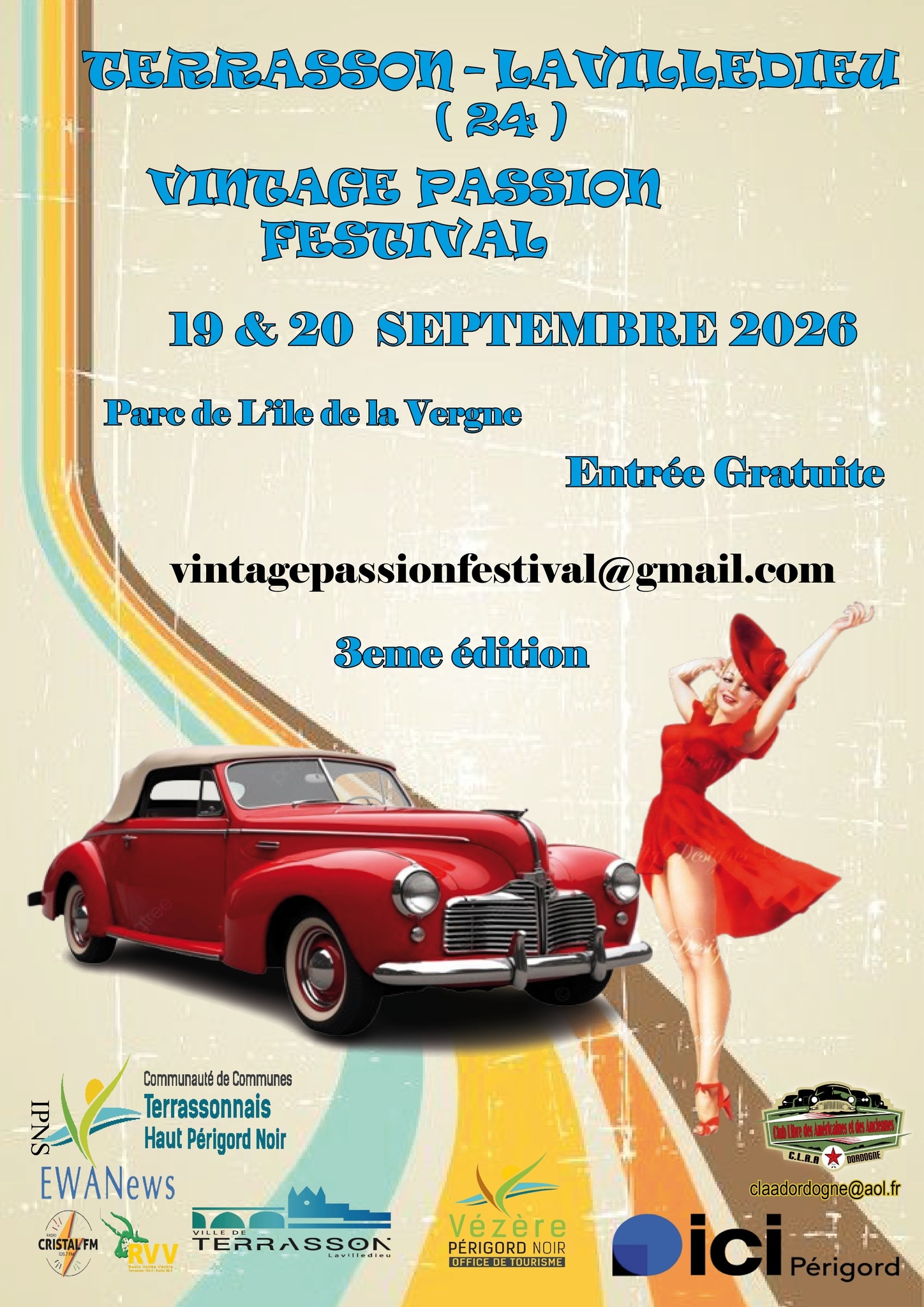 Vintage Passion Festival à Terrasson-Lavilledieu