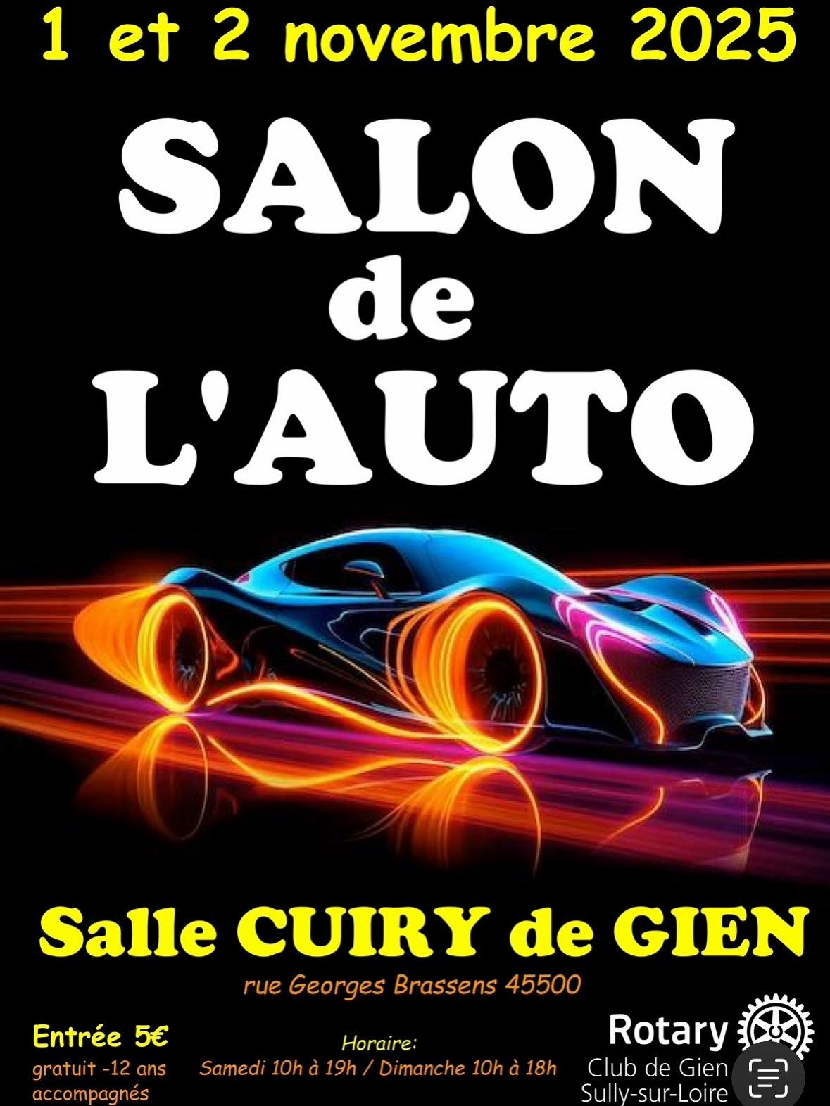 Salon de l’Automobile et de la Mobilité à Gien.