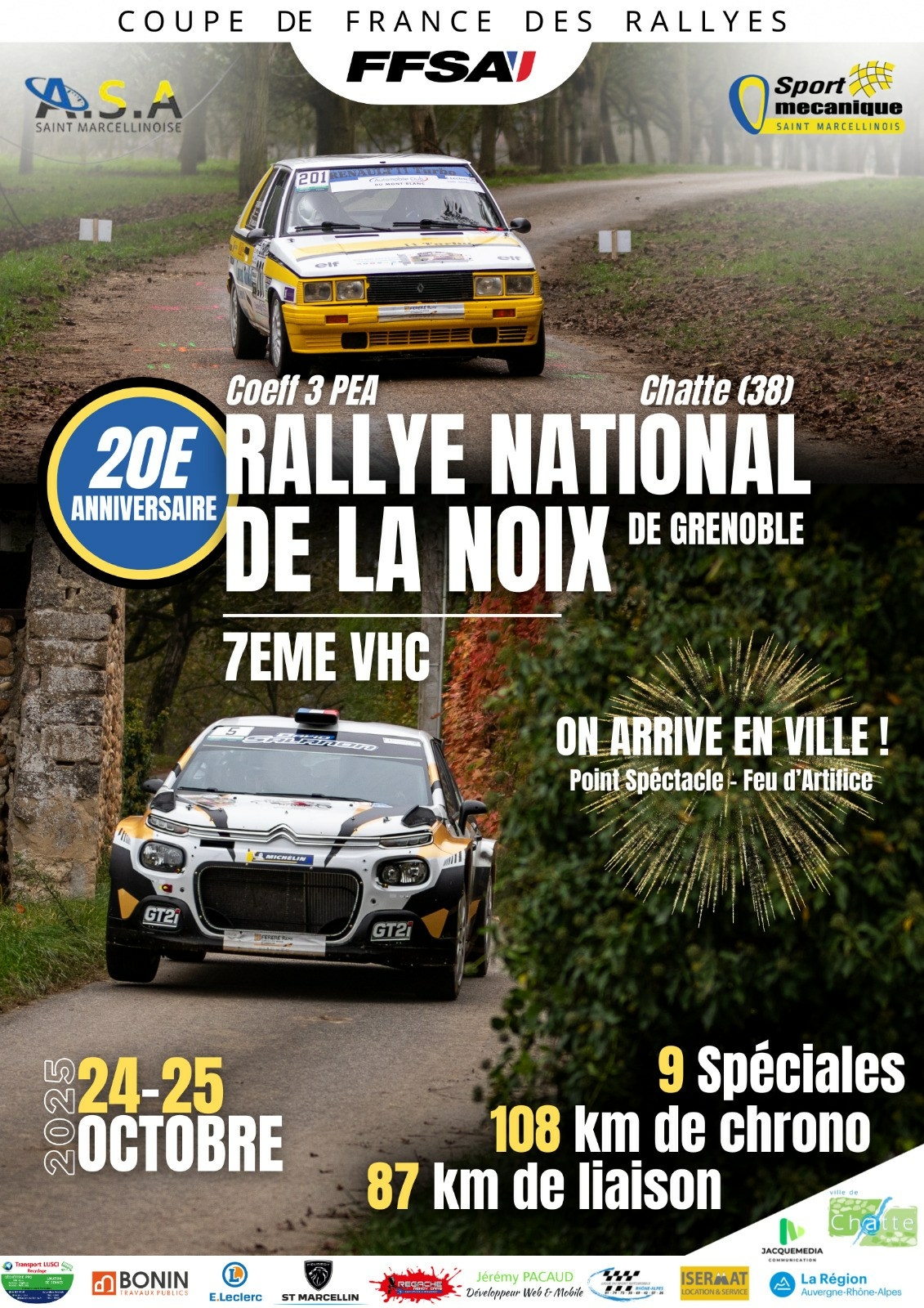 Rallye de la Noix de Grenoble à Chatte.