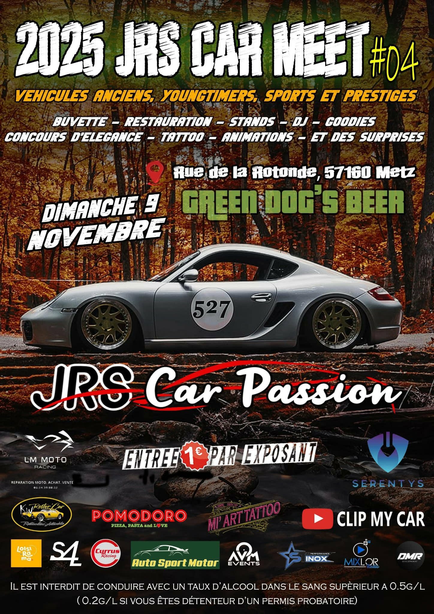 Rassemblement Auto à Moulins-Lès-Metz.