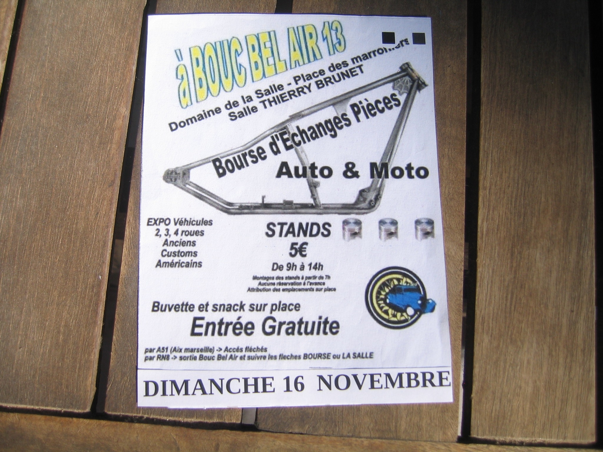Expo-Bourse Auto Moto à Bouc-Bel-Air.