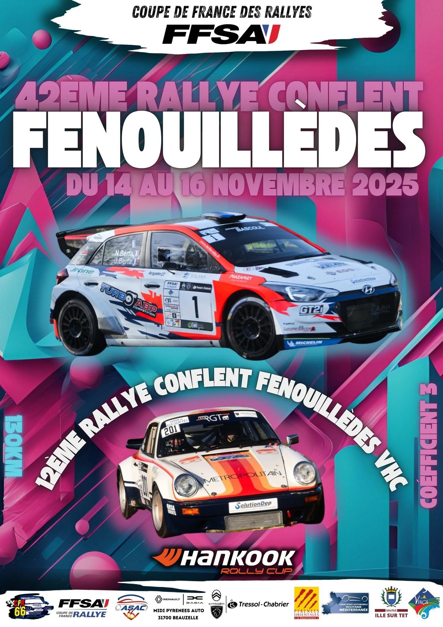 Rallye du Conflent Fenouillèdes – Hankook Rally Cup.