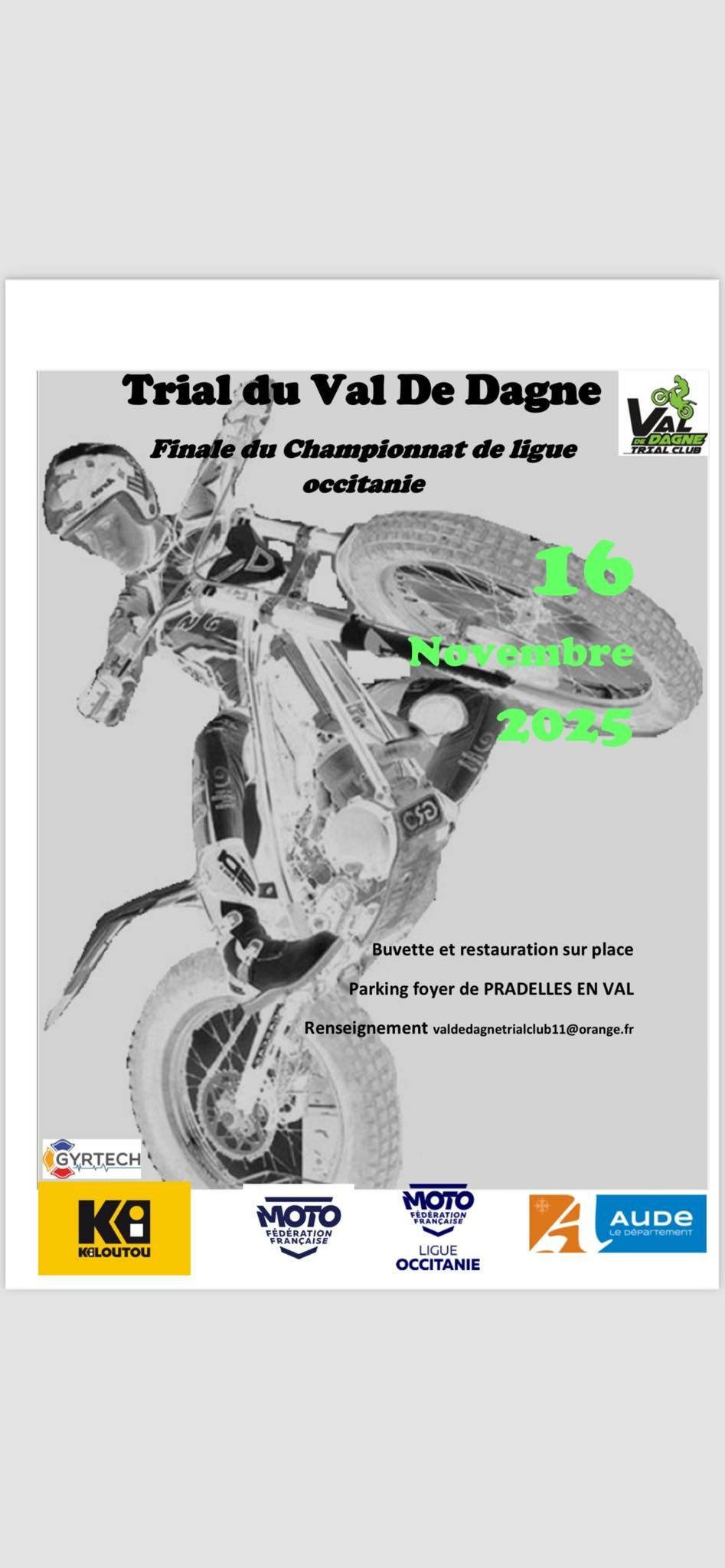 Moto TT – Trial à Val-de-Dagne.