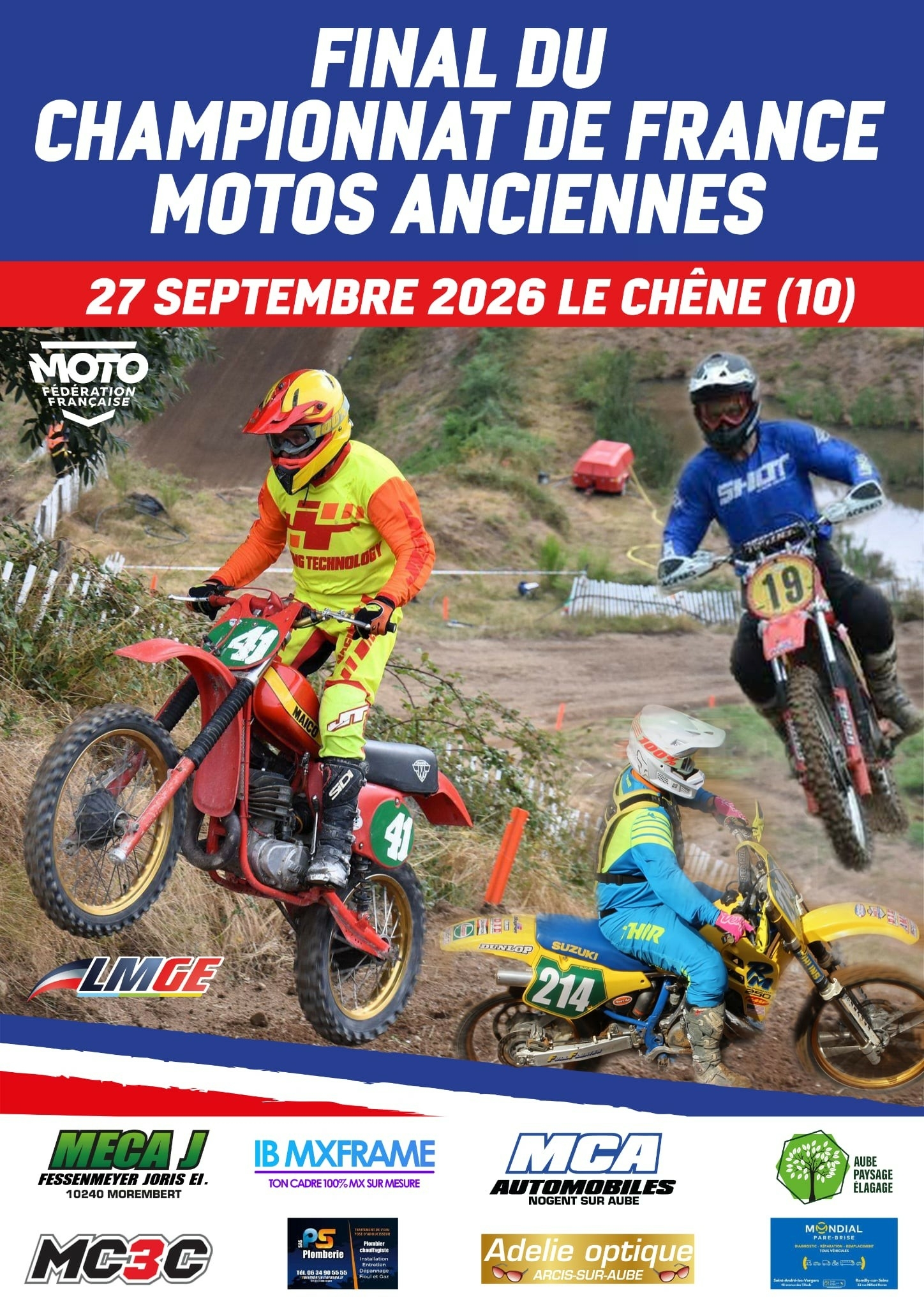 Motocross – Championnat de France de MX à l’Ancienne au Chêne