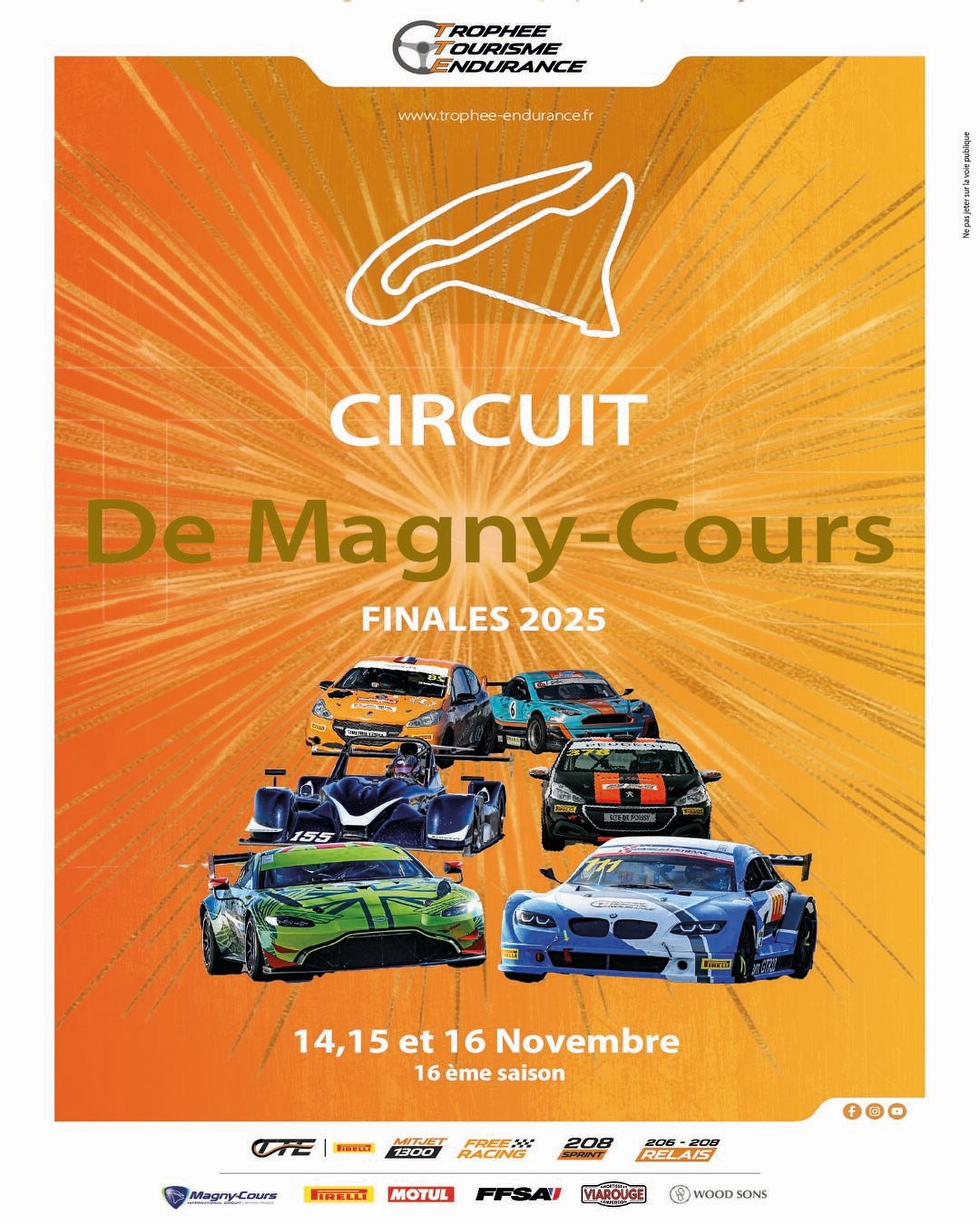 Trophée Tourisme Endurance à Magny-Cours.