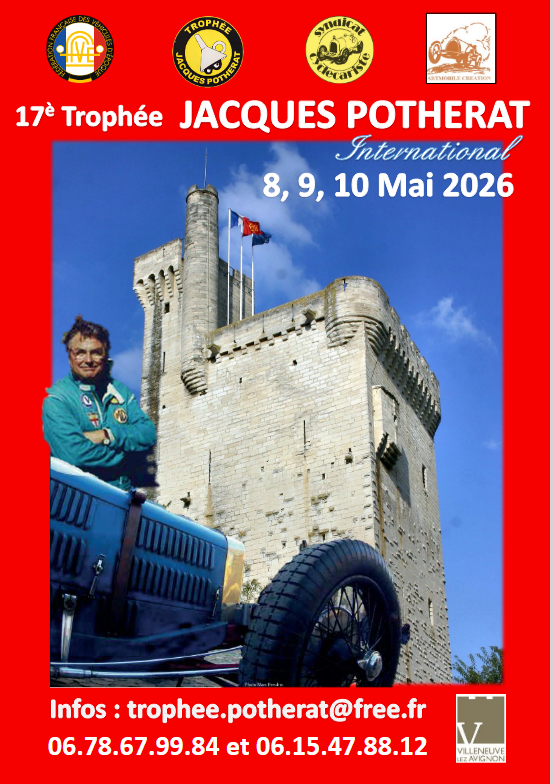 Cyclecars – Trophée Jacques Potherat à Villeneuve lès Avignon