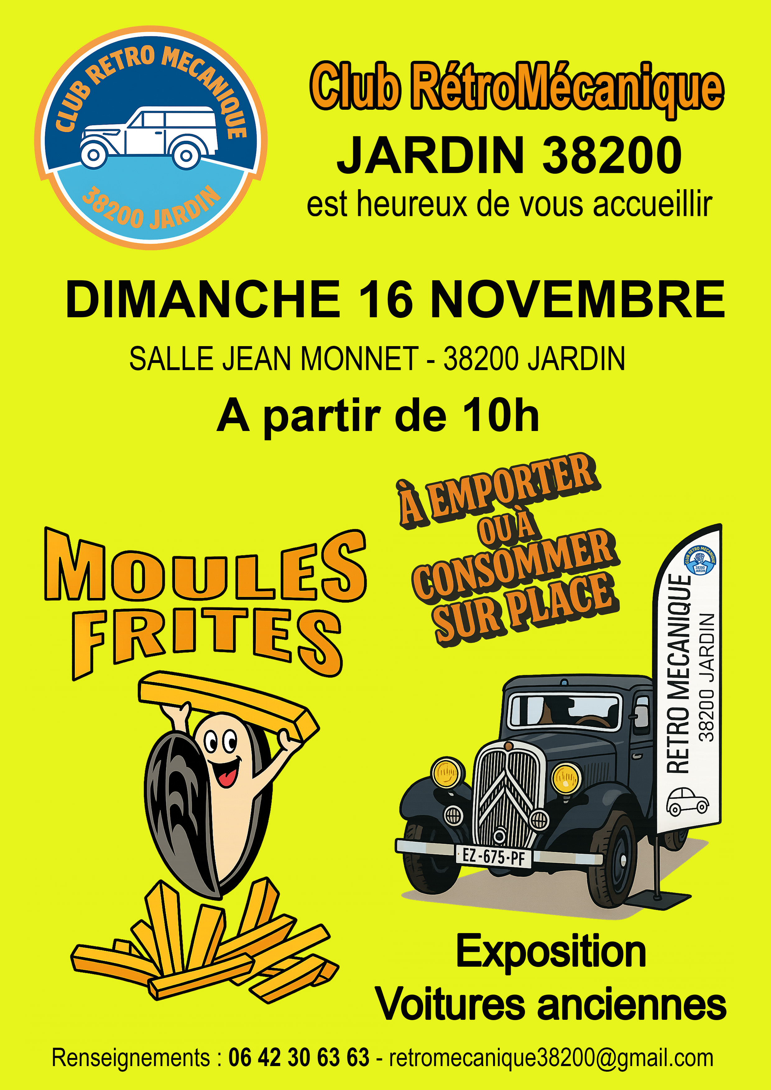 Véhicules Anciens à Jardin.